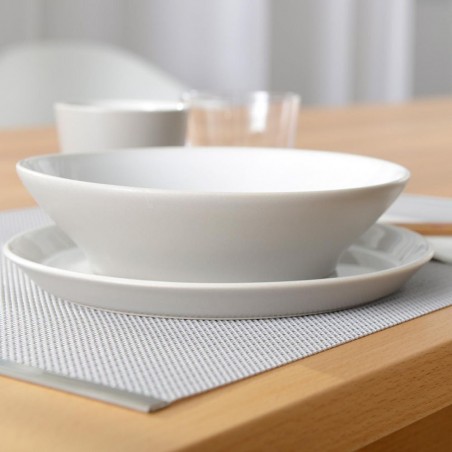 Set Tonale de 4 boluri supă, gri deschis