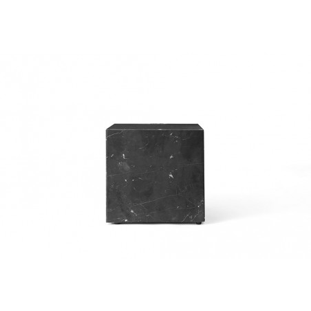 Masa Plinth Cubic din marmură neagră