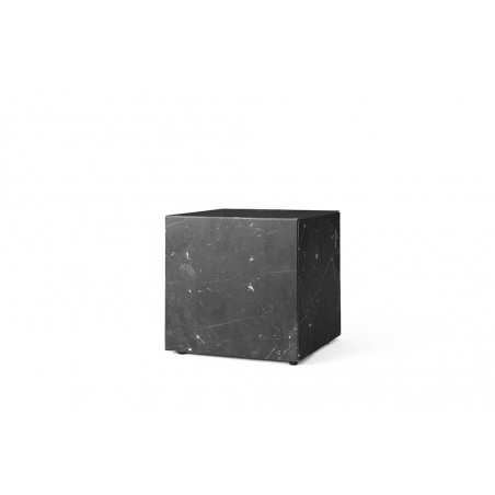 Masa Plinth Cubic din marmură neagră