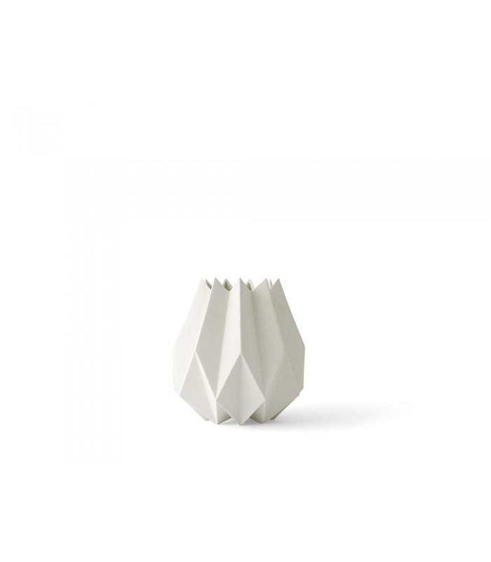 Vaza  mare alba origami
